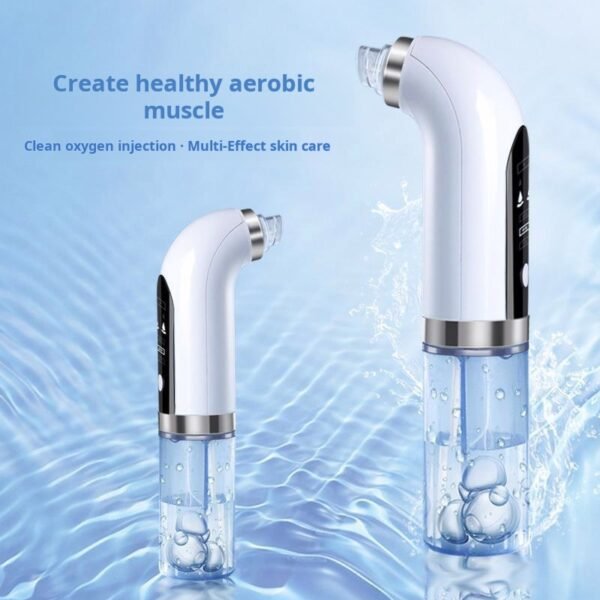 Small bubble beauty instrument, household pore cleaning introduction device, oxygen injection device, electric blackhead removal and suction tool