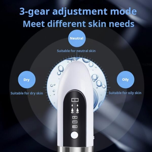 Small bubble beauty instrument, household pore cleaning introduction device, oxygen injection device, electric blackhead removal and suction tool - Image 2