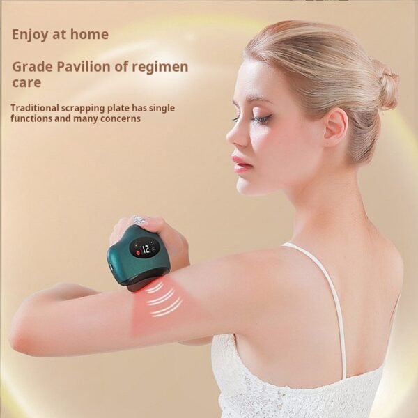 Electric stone scraping board, neck, face, facial beauty scraping device, household constant temperature heating red light massage device - Image 3