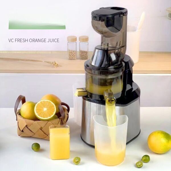 Stainless steel new juicer, juice residue separation, juicer, household fully automatic, large and small caliber gift