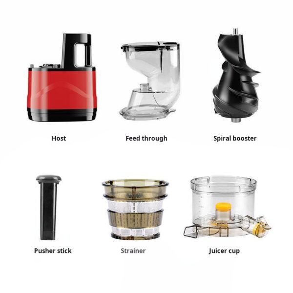 Juice extractor, residue separation, extra large caliber juice extractor, household milk tea shop juice extractor, ginger vegetable juice extractor - Image 2