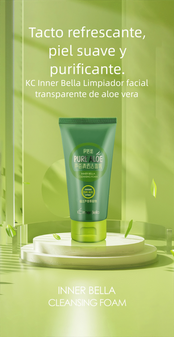 KCINNER BELLA - Gel Limpiador Facial de Aloe Vera Suave y Refrescante - Image 6