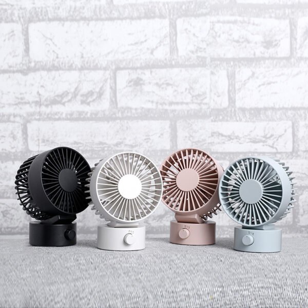 USB mini office desktop computer charging ultra quiet dual blade fan - Image 4