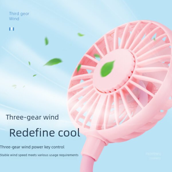 USB Mini Charging Fan, Silent, Student Dormitory, Bed Office, Baby Cart, Aromatherapy Fan - Image 2