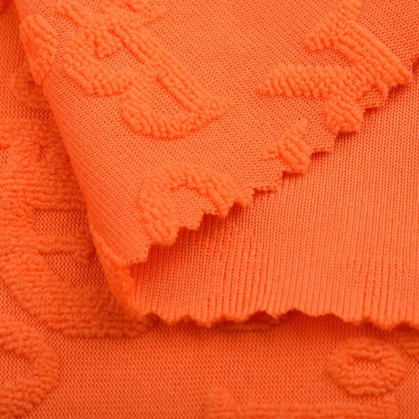 Polyester Jacquard Towel Fabric Knitted Jacquard Fabric Jacquard Bathrobe Fabric Hat Slippers Clothing - Image 3
