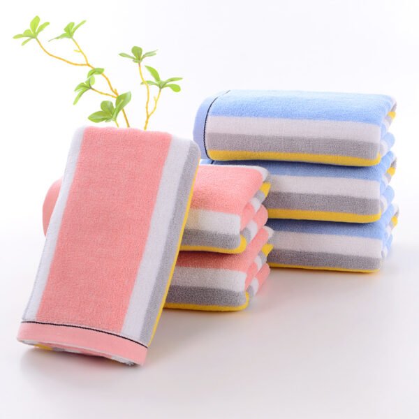 Cotton towels, thickened and soft face towels, adult couple embroidered face towels, labor protection products and benefits - Image 4