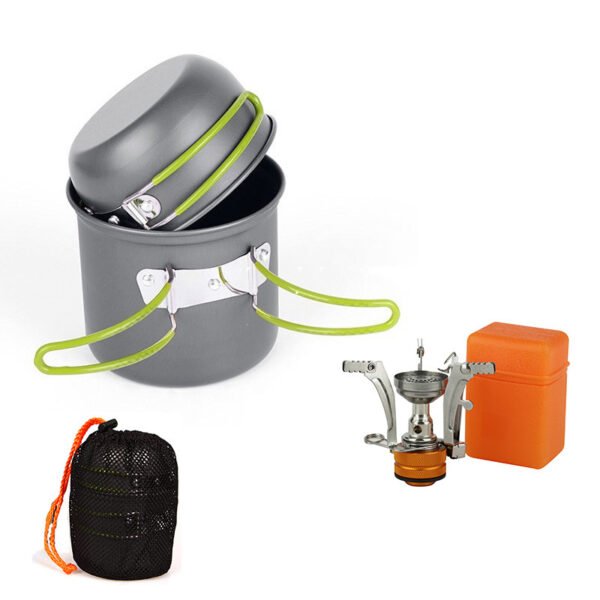 Portable outdoor cooking utensils for 1-2 people are on sale on Amazon, including camping sets, stove sets, picnic stoves and cooking equipment - Image 5