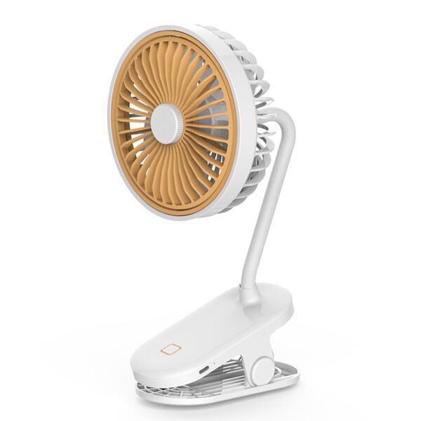 New baby stroller small fan portable desktop student dormitory silent small fan USB rechargeable clip fan - Image 5