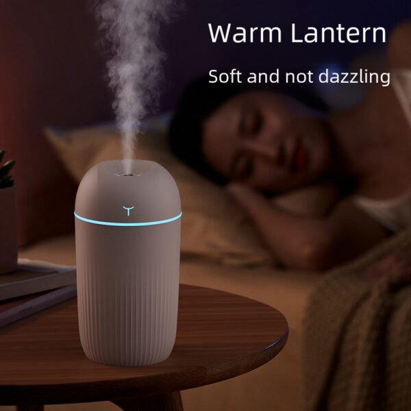 New Creative Mini Humidifier Colorful Light USB Heavy Fog Double Spray Nano Water Replenishment Instrument - Image 4