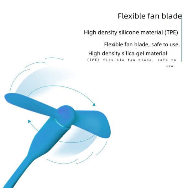 Suitable for USB fans, logo printing, mini fans, laptops, portable and portable small fans - Image 2