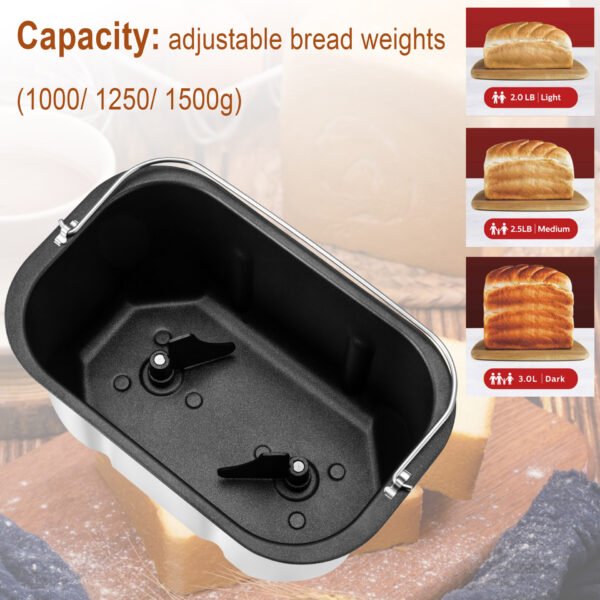 Sonifer Fully Automatic Home Baking Steamed Bread Maker SF-4025 - Image 2