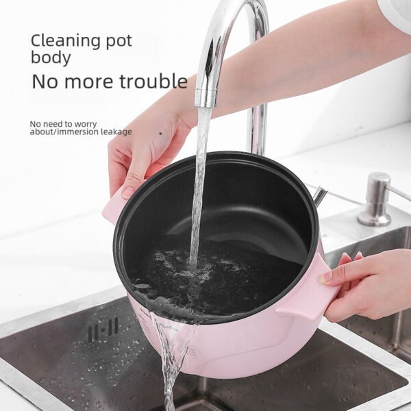 Multi functional household electric stir fry pan, dormitory student noodle and rice cooking integrated pot, small electric pot, separate type - Image 4