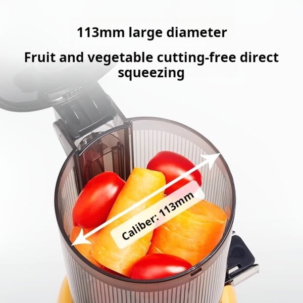 MOCHA juicer with juice residue separation, a fully automatic household slow-grinding large-diameter fresh-squeezed fruit and vegetable juice - Image 2
