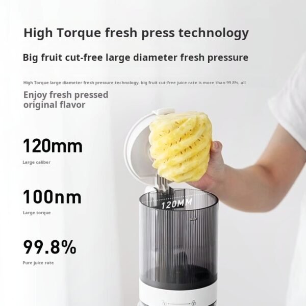 Glasslock's new model is a fully automatic juicer with a pulp and juice separation system and a large-bore juicer - Image 2