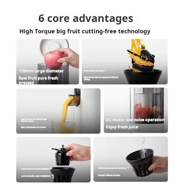 Glasslock's new model is a fully automatic juicer with a pulp and juice separation system and a large-bore juicer - Image 5
