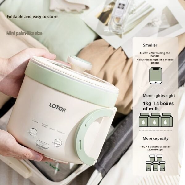 LOTOR electric cooker, a small portable multi-functional dormitory instant noodle pot, 2024 new model - Image 2