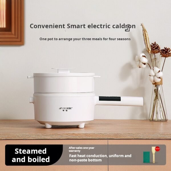 Half sphere instant noodle pot, dormitory pot, integrated small electric pot, electric hot pot, electric cooking pot, multifunctional integrated pot
