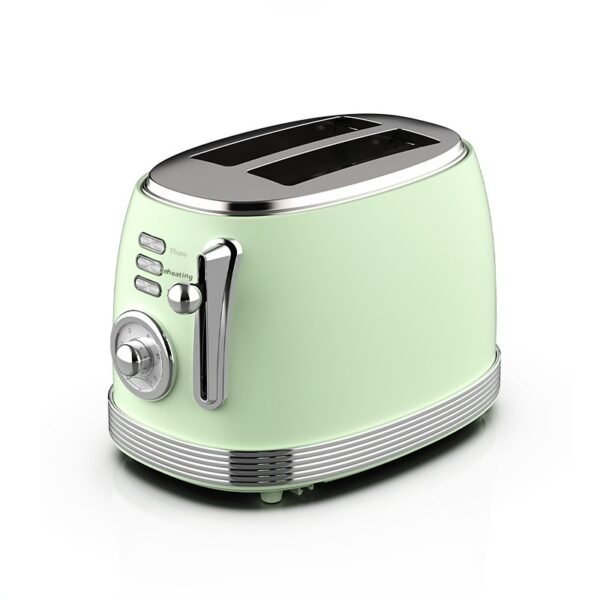 Bright retro toaster, home multifunctional breakfast machine, heated sandwich, small toast stove, spit out driver, home appliance - Image 5
