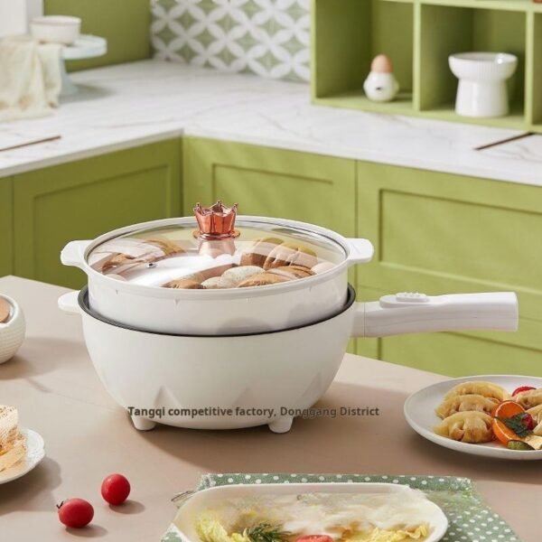 New cooking and cooking household integrated electric pot multifunctional electric frying pan dormitory electric frying pan student stir fry rental house frying pan - Image 3