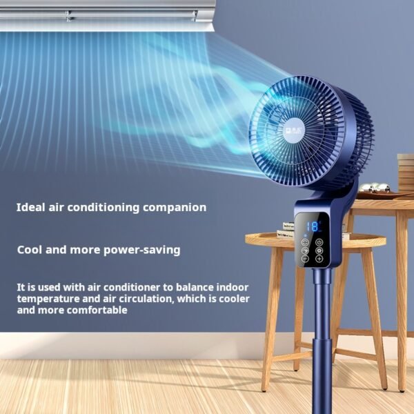 Camel air circulation fan DC variable frequency 36 speed fan voice aromatherapy remote control turbine convection floor fan electric fan - Image 4