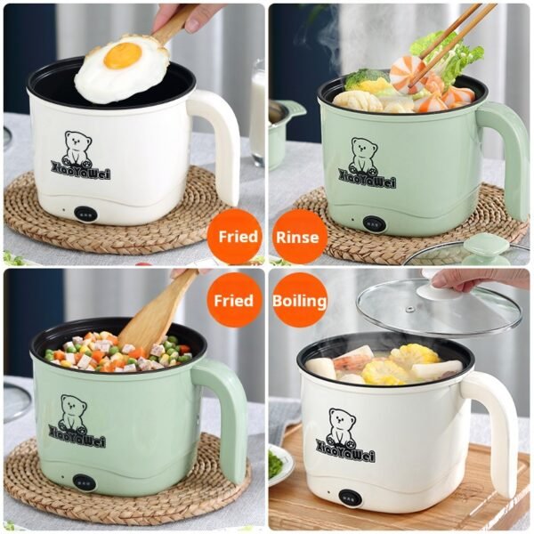 Multi functional electric cooking pot, integrated pot, instant noodle pot, household small electric pot, student dormitory miracle appliance, mini electric heating pot - Image 2