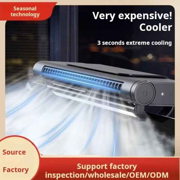 Leaveless charging fan USB office computer clip screen fan Strong hanging screen fan
