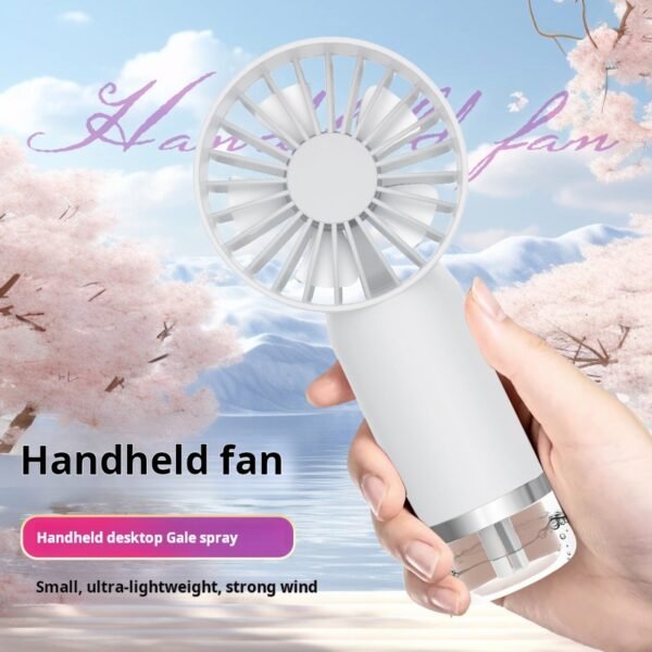 SL610 spray handheld fan hand-held spray ice cool electric mini battery type ice adding air conditioner - Image 2