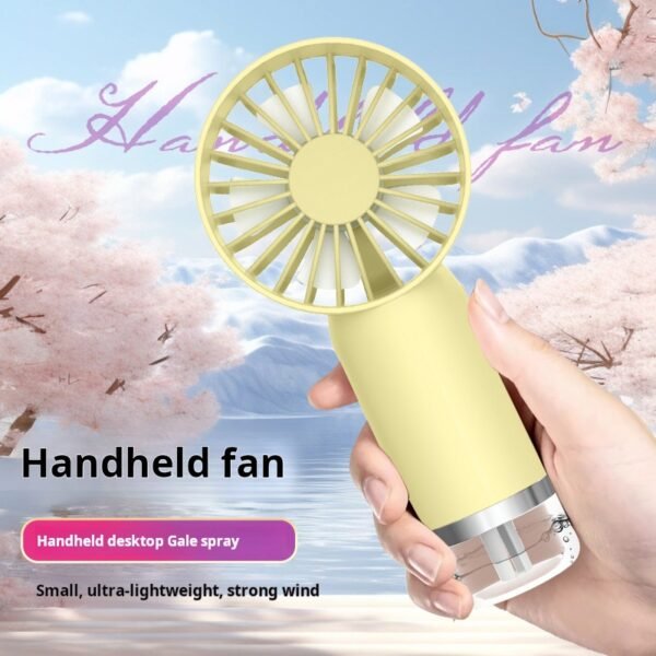 SL610 spray handheld fan hand-held spray ice cool electric mini battery type ice adding air conditioner - Image 3