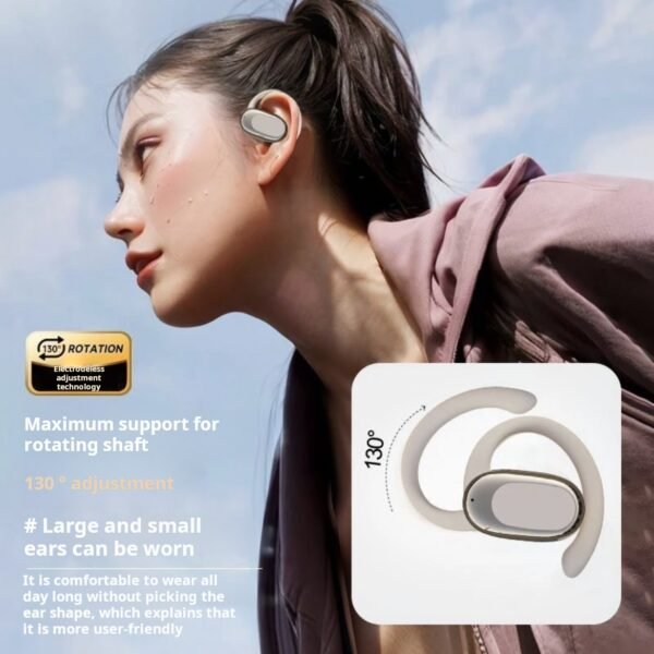 Berlin Voice Ear Hanging Wireless Bluetooth Earphones Comfortable Noise Reduction New Environment Open Type Ultra Long Battery Life - Image 4