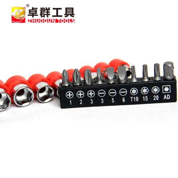 Electrical insulation 20 in one multifunctional socket handle, batch head combination hardware tool, screwdriver, manual tool - Image 3