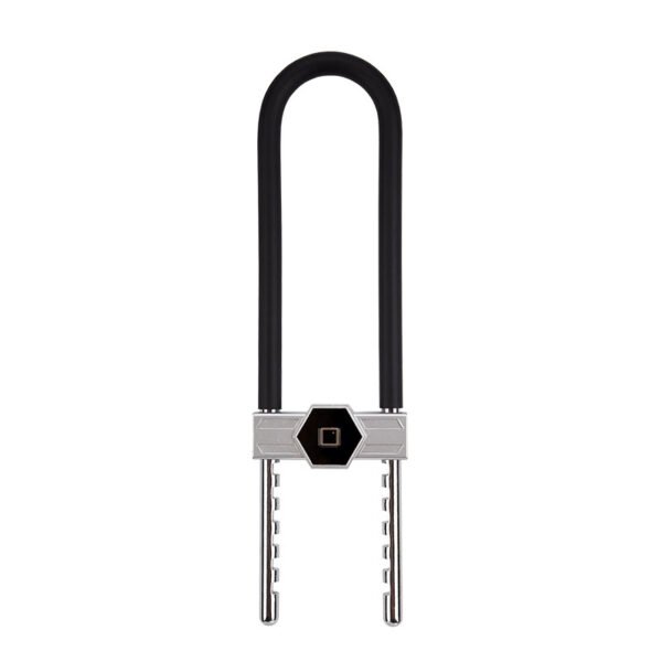 Fingerprint glass door lock, shopping mall office building fingerprint U-shaped lock, intelligent Bluetooth motorcycle U-shaped lock - Image 5
