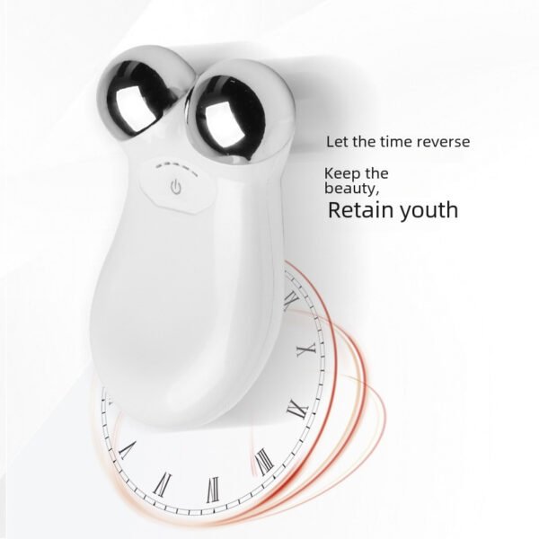 Microcurrent beauty device, eye and facial tightening and lifting massage device, roller for home use, skin rejuvenation, and small V-face introduction - Image 3