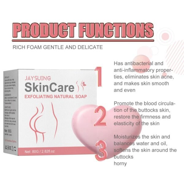 Jaysuing Exfoliating bath soap. It moisturizes the skin, removes acne and dead skin cells, fades acne marks, and cleanses the skin - Image 9