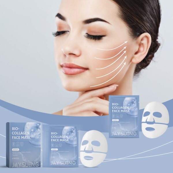 Jaysuing Collagen hydrating facial mask. It can fade fine lines, replenish moisture, tighten and moisturize the skin, and improve the skin condition