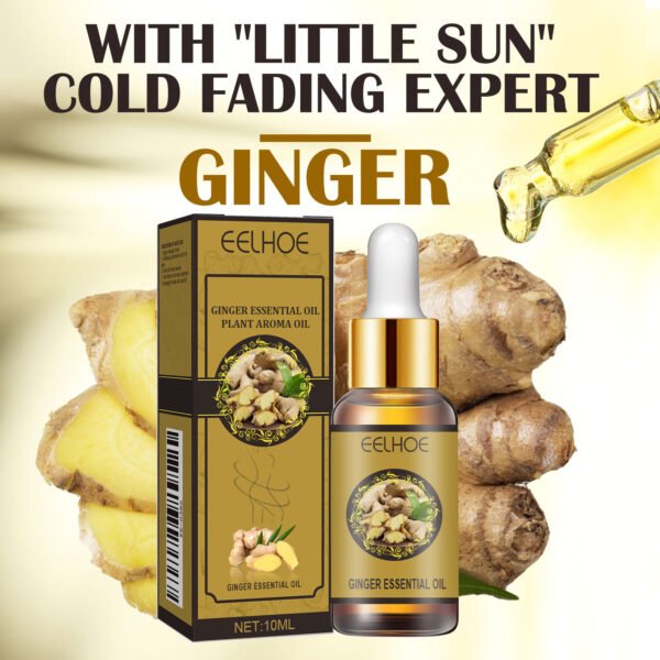 EELHOE Ginger Body Shaping Essential Oil Massage Tightens Belly, Thighs, Muscles, Shapes and Moisturizes Skin Body Beauty Essential Oil - Image 9