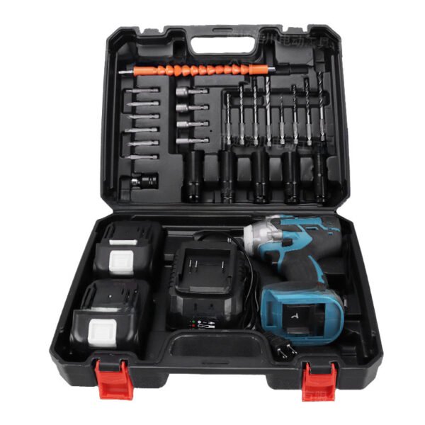 MT brushless electric wrench, high torque frame, worker tire, auto repair, rechargeable impact air cannon, lithium electric wrench - Image 2