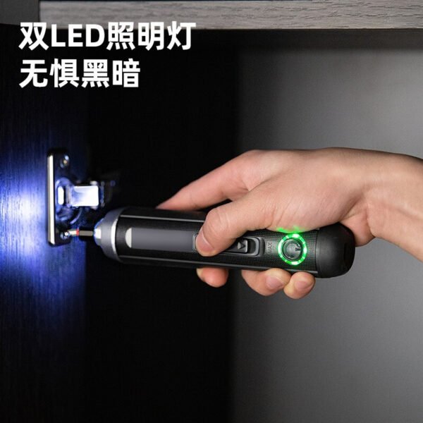 Deli DL667001A/B electric screwdriver, small rechargeable electric screwdriver, household electric screwdriver set, electric - Image 2