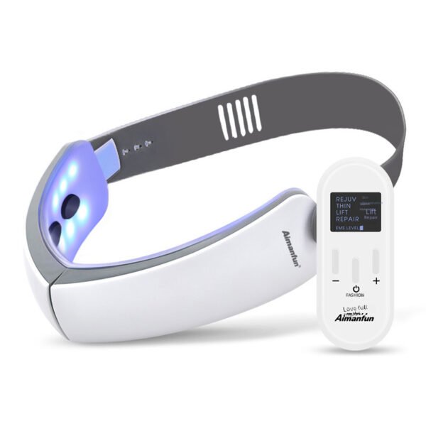 High frequency microcurrent facial slimming device, vibration color light RF beauty device, masseter muscle removal, double chin color light V facial slimming device - Image 5