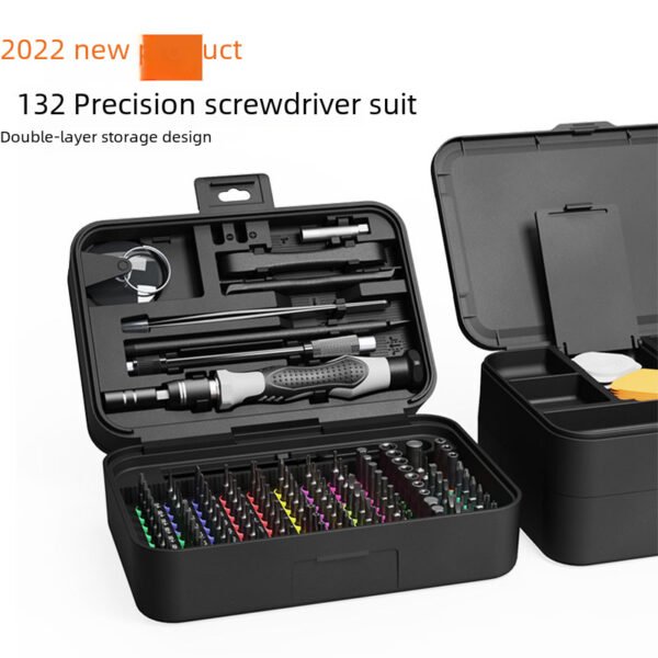 Screwdriver set 132 in 1 manual precision multifunctional disassembly screwdriver tool set