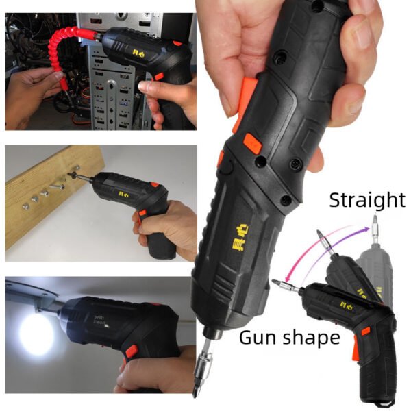 4.2V electric screwdriver, multifunctional rechargeable lithium battery screwdriver, mini screwdriver set, handheld drill - Image 3