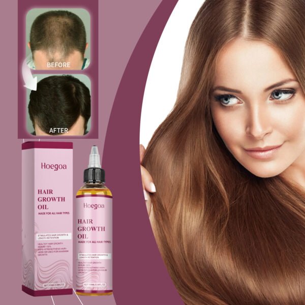 HOEGOA hair care oil improves dry and frizzy hair, nourishes smooth hair, scalp care hair oil