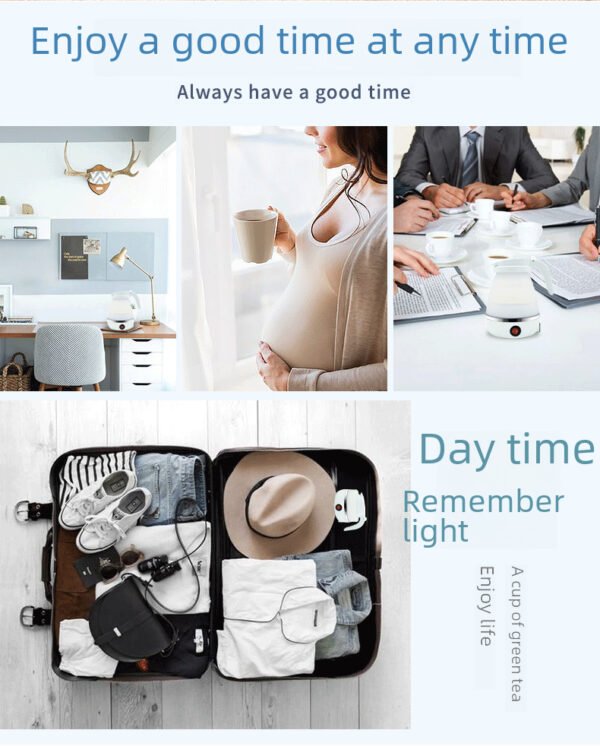 Silicone folding electric kettle travel kettle folding electric kettle household electric kettle automatic electric kettle - Image 4