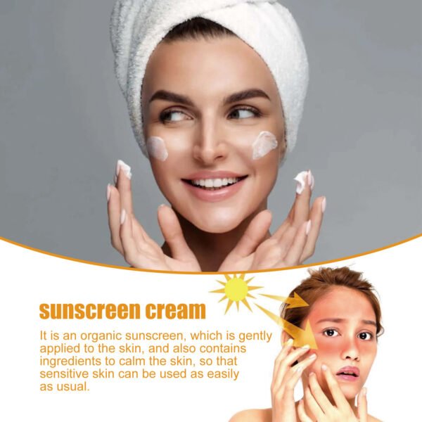 Jaysuing probiotic rice organic protective cream for face, body, outdoor UV protection, non greasy - Image 4
