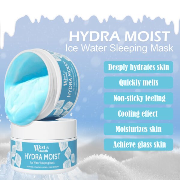 WestMonth Revitalizing Sleep Mask - A hydrating, moisturizing, and nourishing mask that deeply cleanses pores. A smear-on type of facial mask. - Image 3