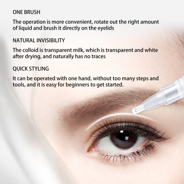 West&Month Double eyelid shaping cream, long-lasting and waterproof eye beautifying cream, quick-drying for big eyes, natural and seamless invisible cream - Image 7