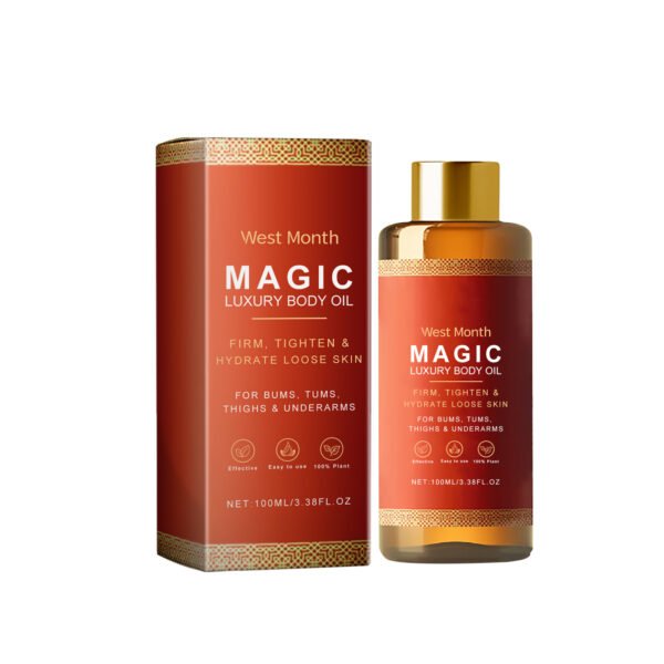 West Month Body moisturizing and nourishing oil. A daily body massage oil that moisturizes, firms, and brightens the skin - Image 5