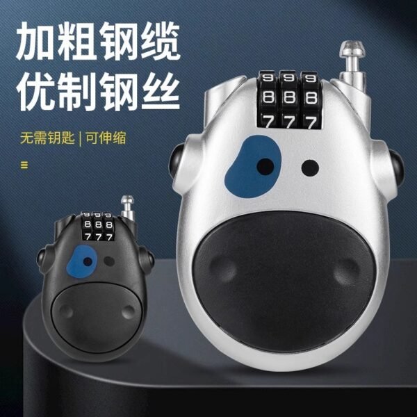 Password lock helmet, bicycle anti-theft steel wire padlock, electric vehicle luggage compartment, basket cabinet, storage dormitory chain