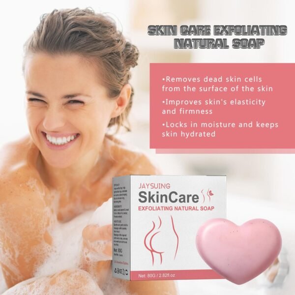 Jaysuing Exfoliating bath soap. It moisturizes the skin, removes acne and dead skin cells, fades acne marks, and cleanses the skin - Image 2