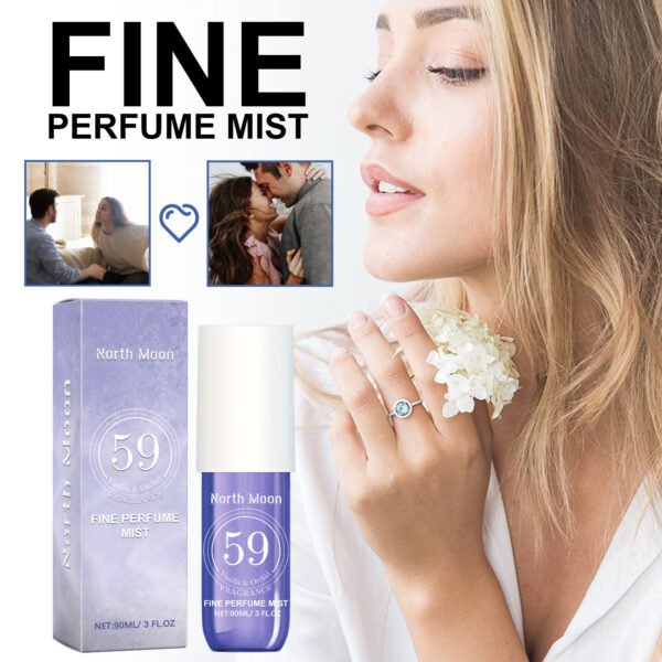 North Moon Vanilla perfume spray. Fresh and natural orchid fragrance, elegant and subtle and long - lasting delicate smell. A perfume for dates - Image 2