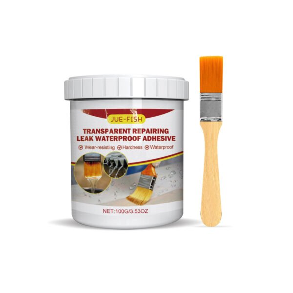 Jue-Fish Transparent leak - filling waterproof glue. Waterproof coating that doesn't require tile removal. Waterproof agent for bathroom and kitchen floor tiles. - Image 5